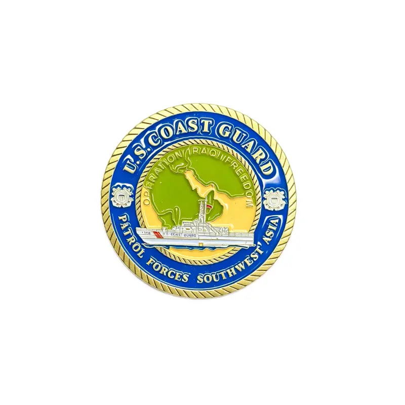 Custom Coast Guard coin thumbnail