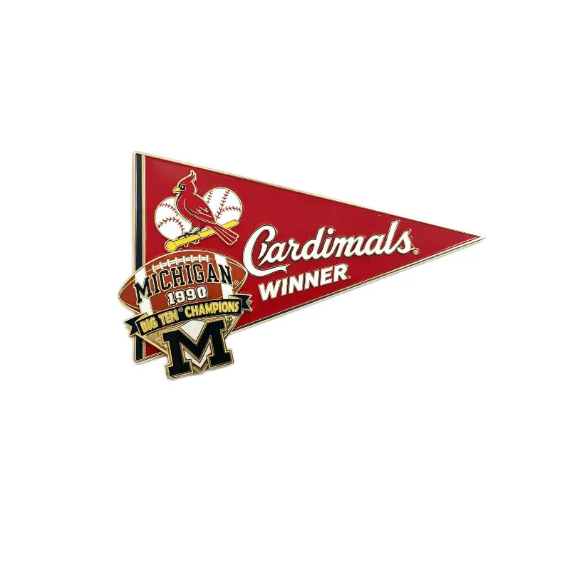 Custom trading pins for sports teams and events