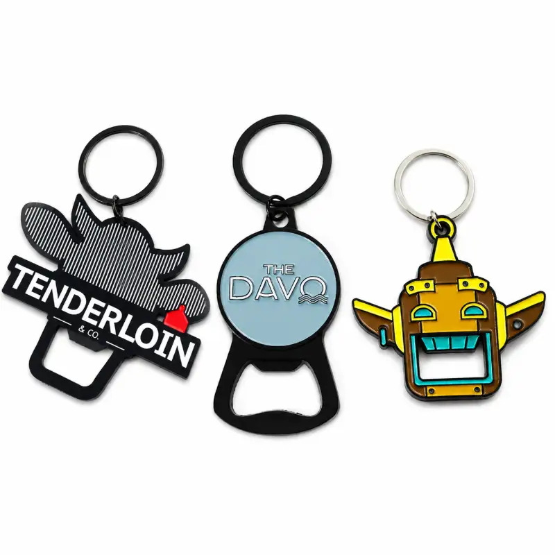 Custom bottle opener keychains for brands thumbnail