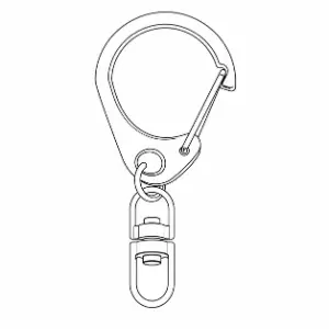 Carabiner Swivel Hook + $0.98/pc