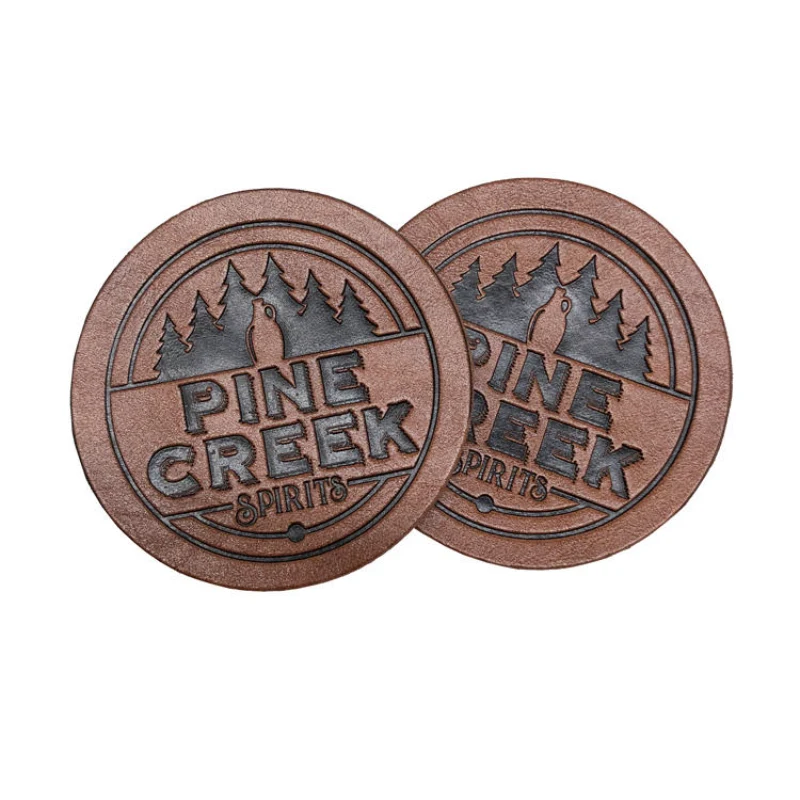 Custom leather patches for apparel thumbnail
