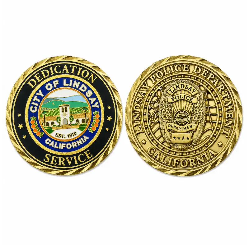 Custom police coins with fast shipping thumbnail
