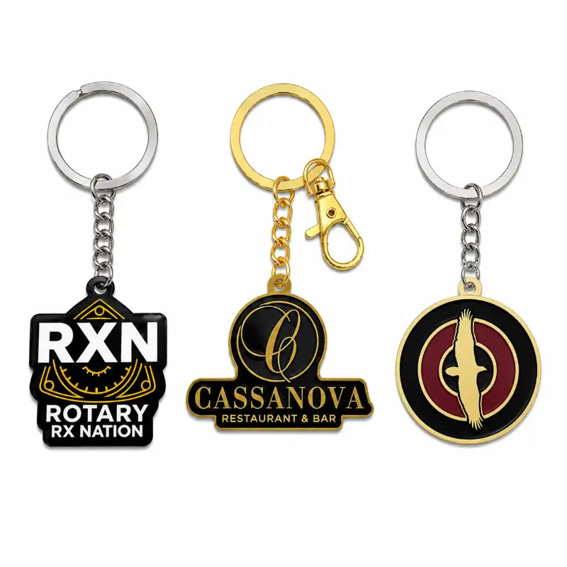 Custom metal hard enamel keychains thumbnail
