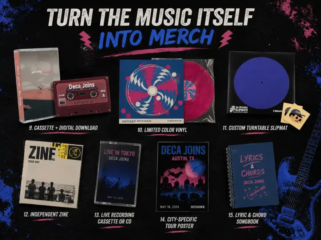 Turn the Music Itself Into Merch