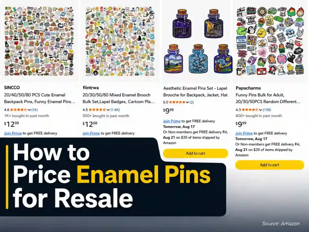how to price enamel pins for resales